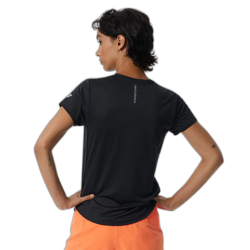 Camiseta de mujer New Balance Graphic Accelerate Negro