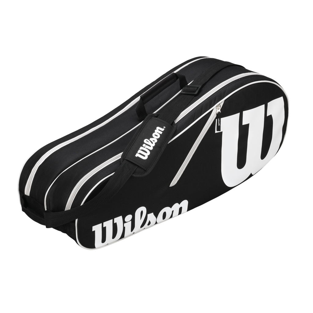 Bolso de Tenis Wilson Advantage II Six Bag Negro/Blanco