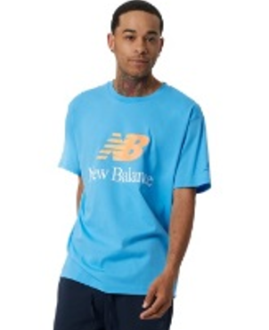 Camiseta de hombre New Balance Essentials Celebrate Azul (bulto x 8 und)