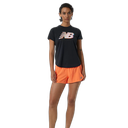 Camiseta de mujer New Balance Graphic Accelerate Negro