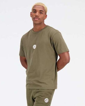 Camiseta New Balance Hoops Essentials Fundamental Verde (8 unidades)