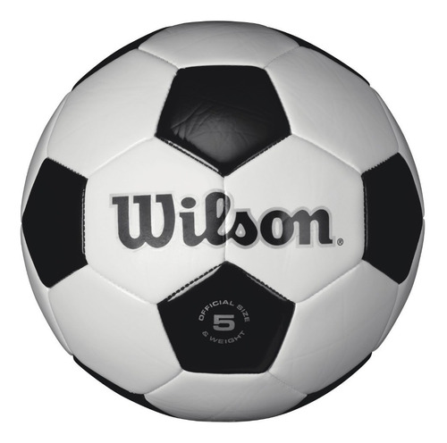 [WTH8755XDEF] Balón de Futbol Wilson Tradicional Ng/Bl (NO.5) (H8755)